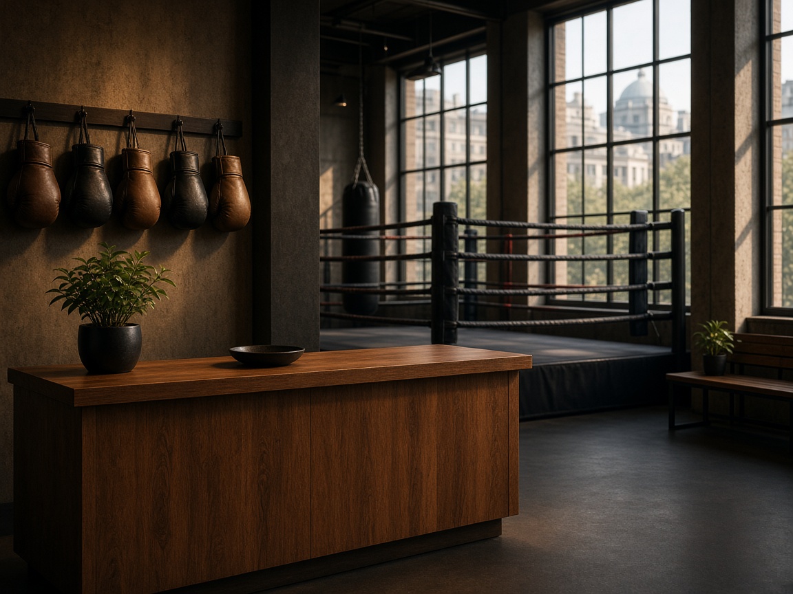 Prime Boxing Gym interior with a view of the training ring